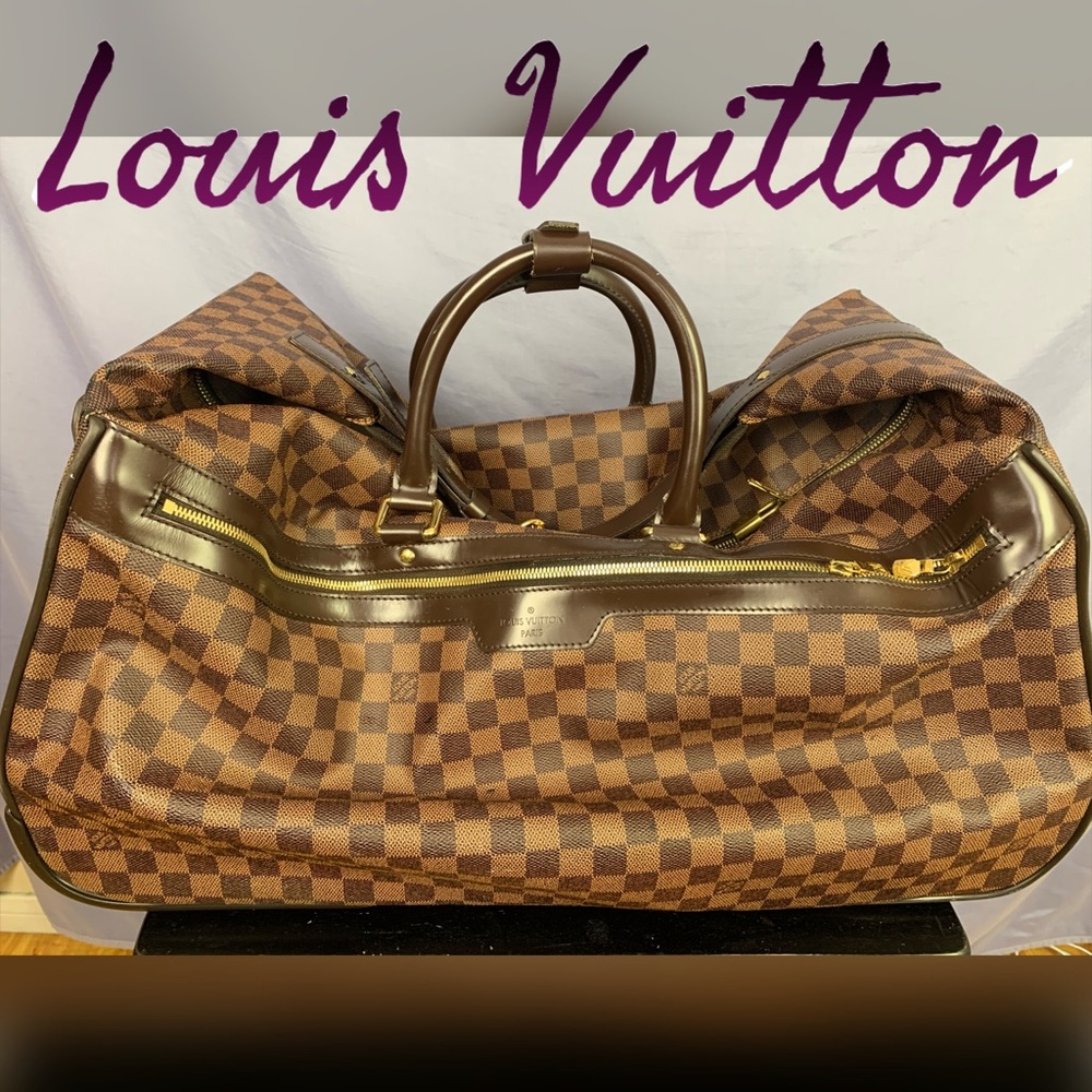 Louis Vuitton Eole Damier Ebene 60 Rolling Duffle
